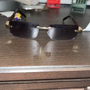 Rimeless frame sunglasses